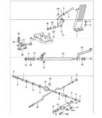 Hand Lever System, Pedal Cluster  911 & 912 (1965-1989)