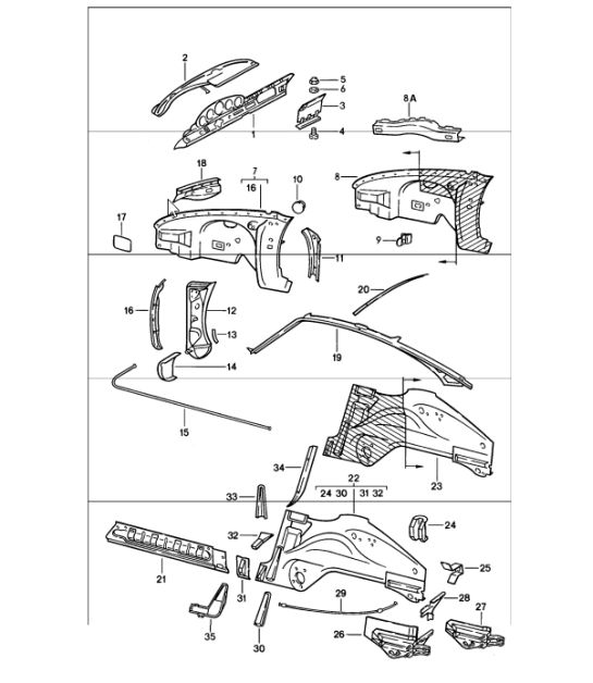 interior panelling 911 1984-86