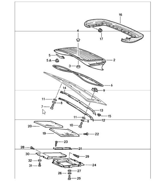 Diagram 803-10 Porsche 911 & 912 (1965-1989) Body