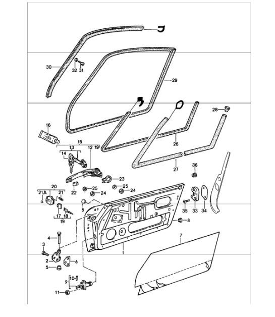 Diagram 804-00 Porsche Macan (95B) MK1 (2014-2018) Body