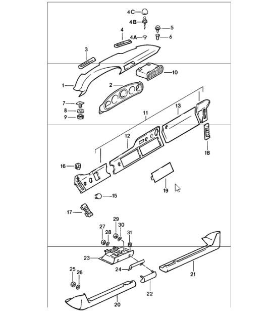 Diagram 809-00 Porsche Macan (95B) MK1 (2014-2018) Body