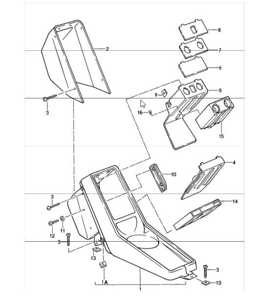 Diagram 809-15 Porsche Macan (95B) MK1 (2014-2018) Body