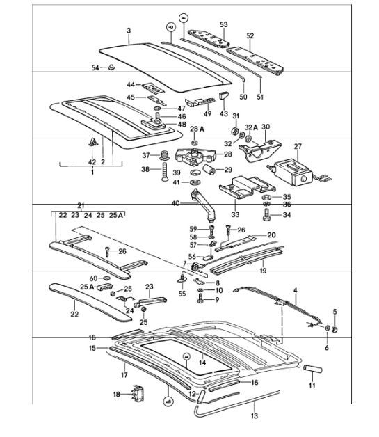 Diagram 811-00 Porsche 911 & 912 (1965-1989) Body