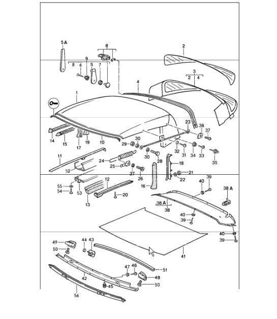 Diagram 811-15 Porsche Macan (95B) MK1 (2014-2018) Body