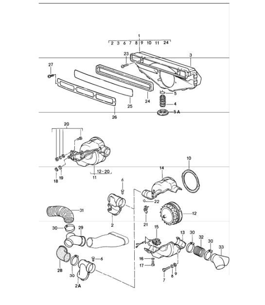 Diagram 813-00 Porsche Cayman T 718 2.0L Manual (300Bhp) Body