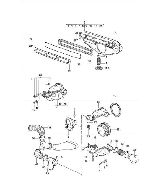 Diagram 813-00 Porsche Macan (95B) MK1 (2014-2018) Body