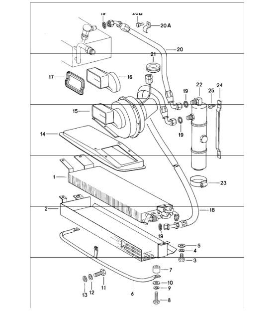 Diagram 813-45 Porsche Cayenne 9PA (955) 2003-2006 Body