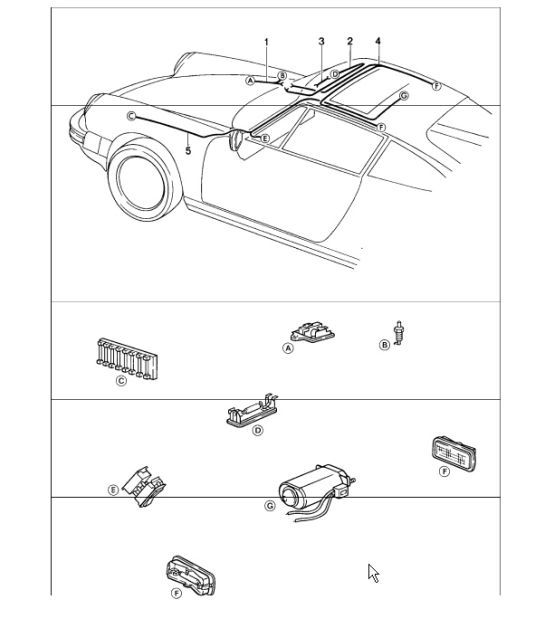 Diagram 902-14 Porsche Macan (95B) MK1 (2014-2018) Electrical equipment