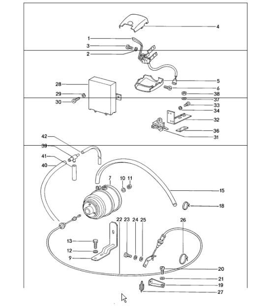 Diagram 907-00 Porsche Macan (95B) MK1 (2014-2018) Electrical equipment