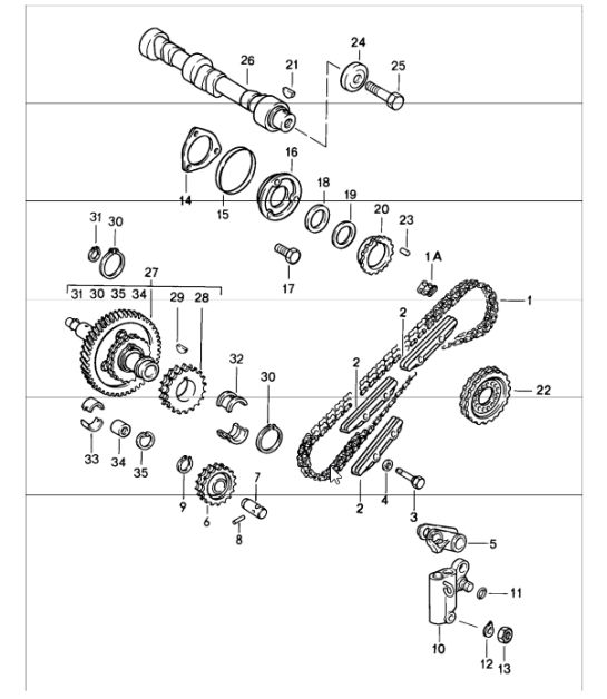 valve control right 911 1987-89