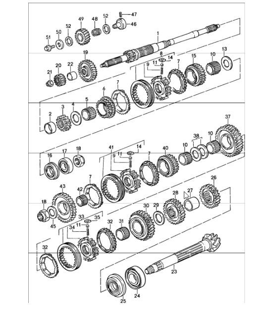 Diagram 303-15 Porsche Macan (95B) MK1 (2014-2018) Transmission