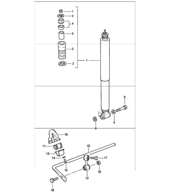 Diagram 502-00 Porsche Macan (95B) MK1 (2014-2018) Rear Axle