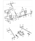 Hand Lever System, Pedal Cluster  911 & 912 (1965-1989)