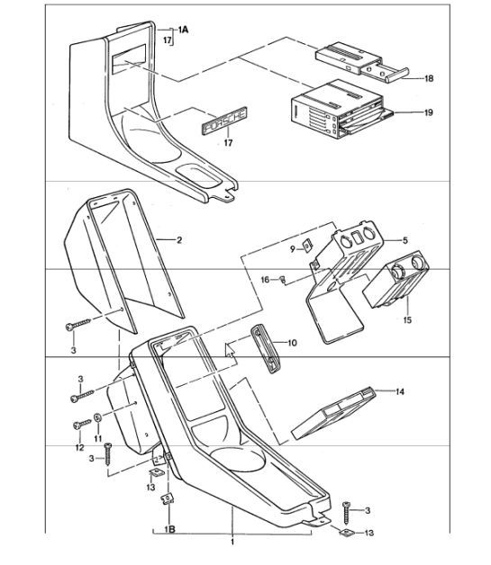 Diagram 809-15 Porsche Cayman S / R 3.4L 987C MKII 2009-12 Body