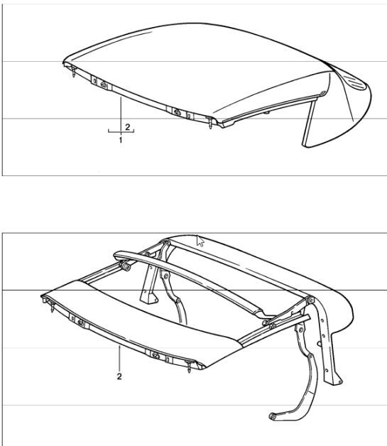 Diagram 811-10 Porsche Macan (95B) MK1 (2014-2018) Body