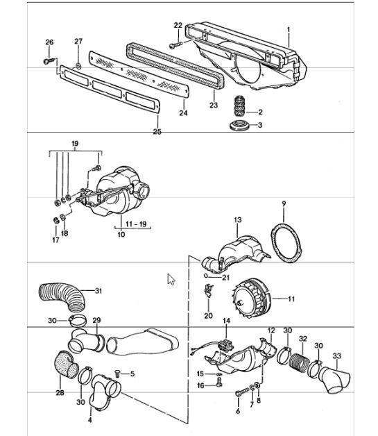 Diagram 813-00 Porsche 911 & 912 (1965-1989) Body