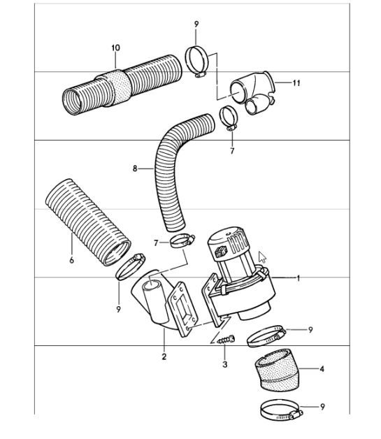 Diagram 813-02 Porsche 356 (1950-1965) Body