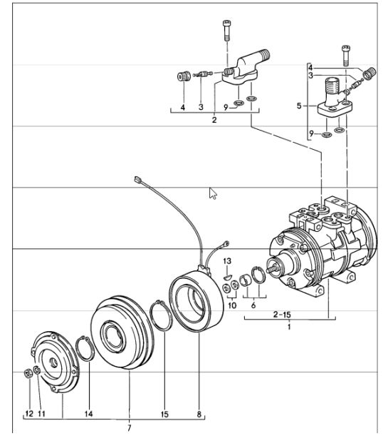compressor 911 1987-89