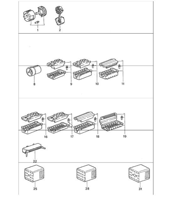 Diagram 902-66 Porsche 911 & 912 (1965-1989) Electrical equipment