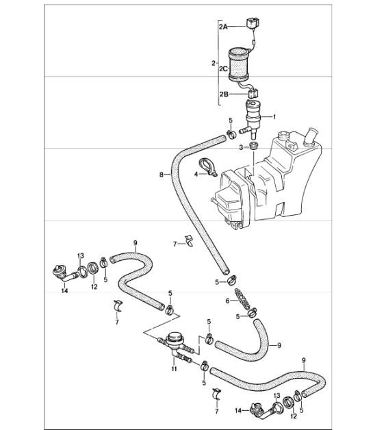 Diagram 904-20 Porsche 997 (911) MK1 2005-2008 Electrical equipment