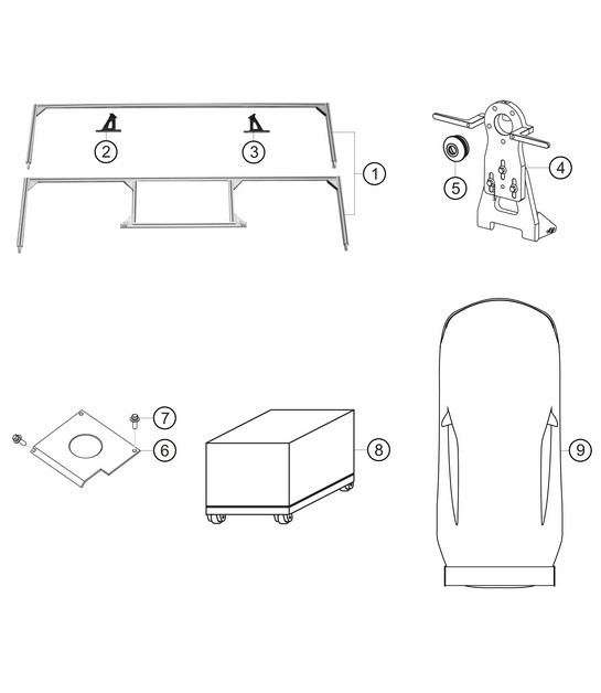 Diagram 00-01-04 Porsche 997 (911) MK2 2009-2012 Accessories & others 