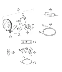Electrical accessories 911 (991) GT3 CUP 2016
