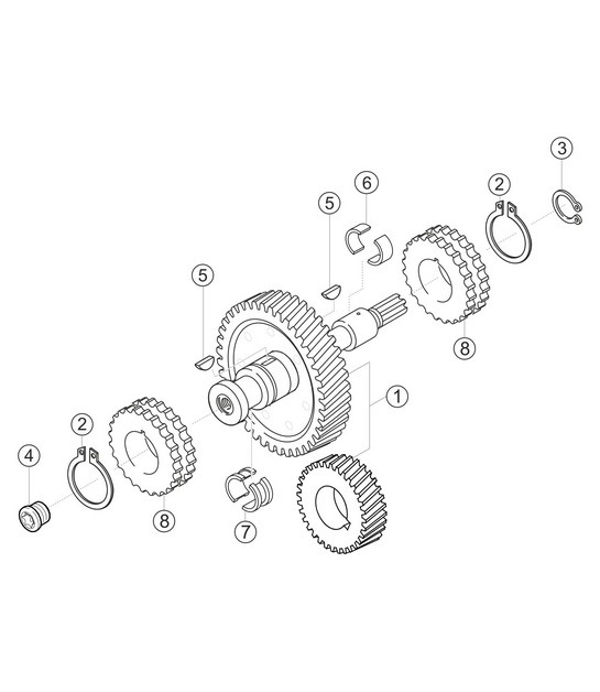 Diagram 1.1-11 Porsche 991 (911) MK1 2012-2016 Engine