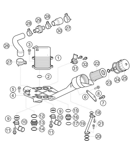 Diagram 1.1-12 Porsche Macan (95B) MK3 2022>> Engine
