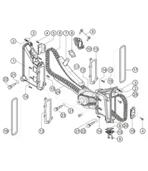 Timing chain and chain case 911 (991) GT3 CUP 2016