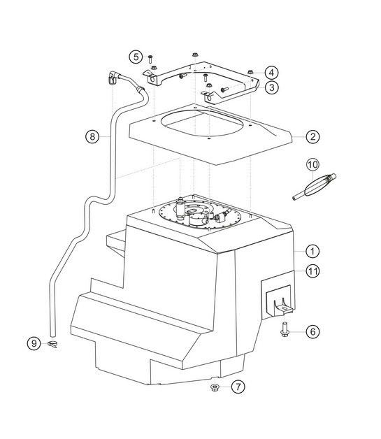 Diagram 2.2-01 Porsche 992 (911) MK1 2019-2024 Fuel System, Exhaust System