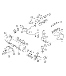 Exhaust system 911 (991) GT3 CUP 2016