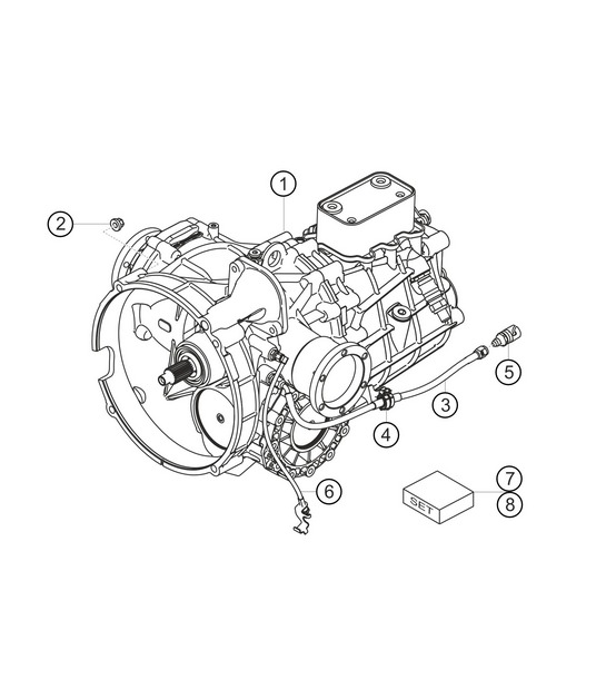 Spare gearbox 911 (991) GT3 CUP 2016