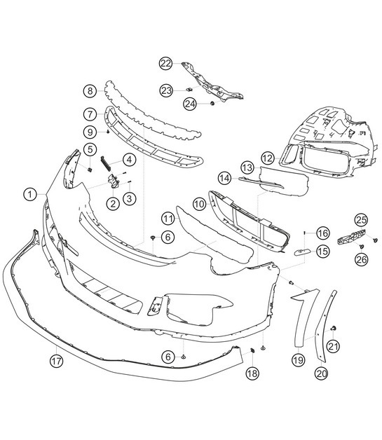 Diagram 8.8-08 Porsche 968 (1992-1995) Body