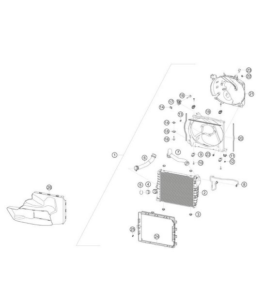 Diagram 1.1-19 Porsche 991 (911) MK2 2016-2019 Engine