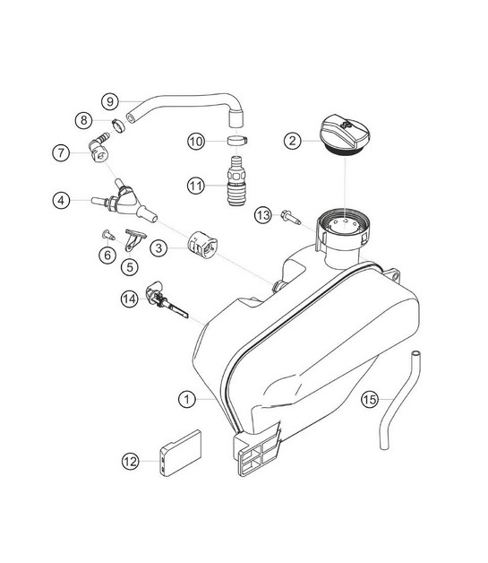 water expansion tank 911 (991) GT3 CUP 2018 - 2019