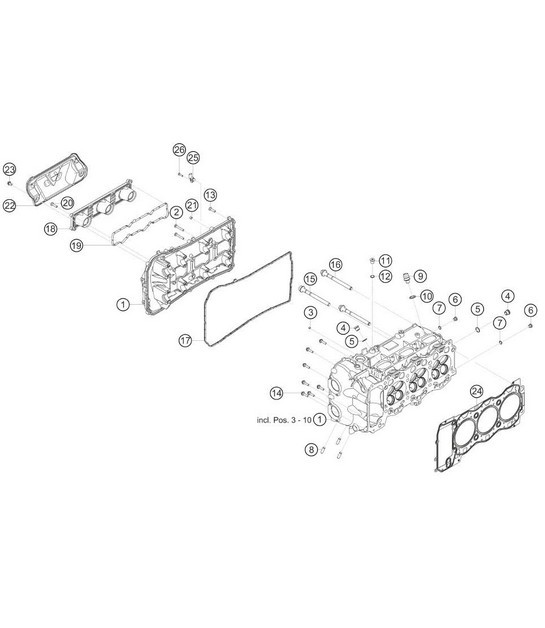 Diagram 1.1-05 Porsche 992 (911) MK1 2019-2024 Engine