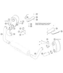 front muffler 911 (991) GT3 CUP 2018 - 2019