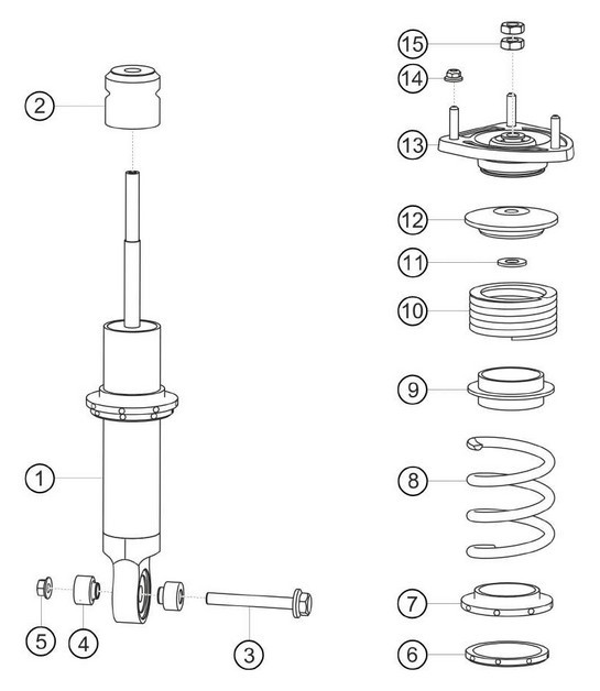 Diagram 5.5-05 Porsche 991 (911) MK2 2016-2019 Rear Axle