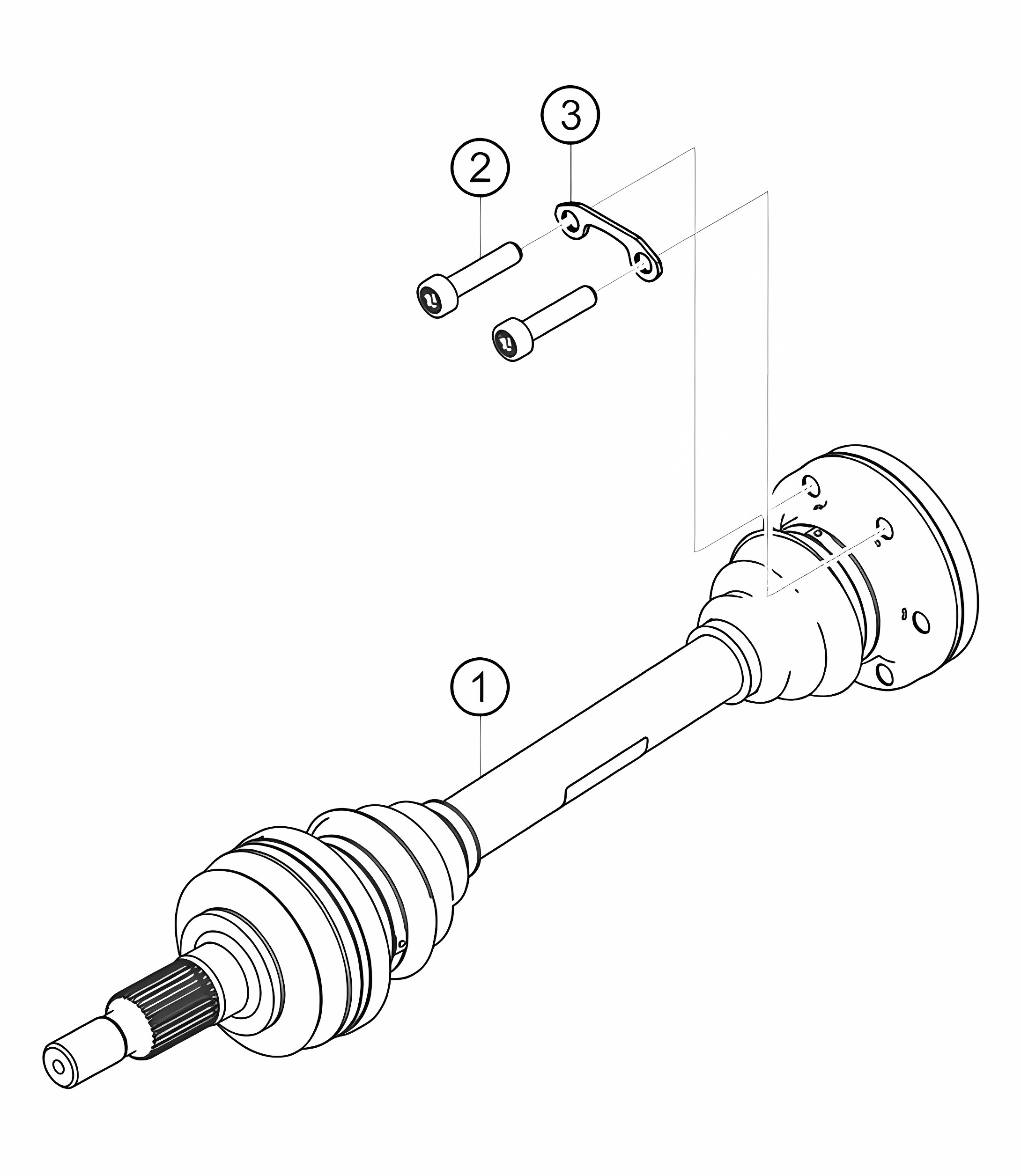 drive shaft 911 (991) GT3 CUP 2018 - 2019