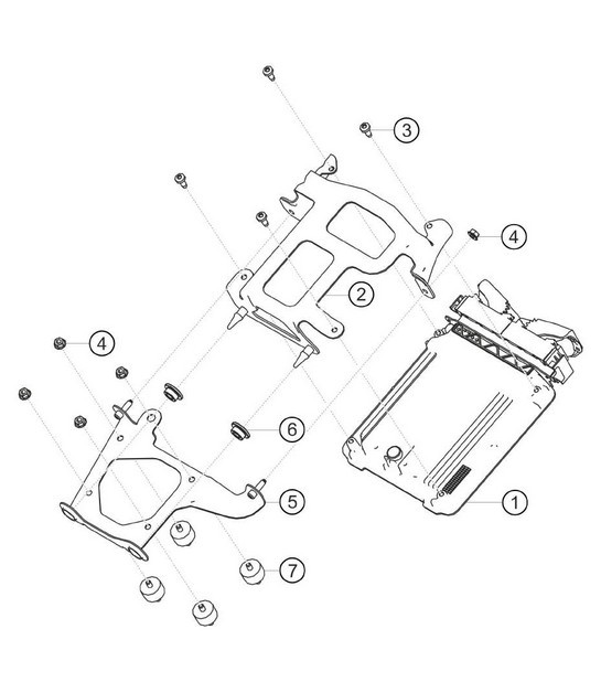 Diagram 9.9-01 Porsche Cayman 718C (982C) 2017>> Electrical equipment