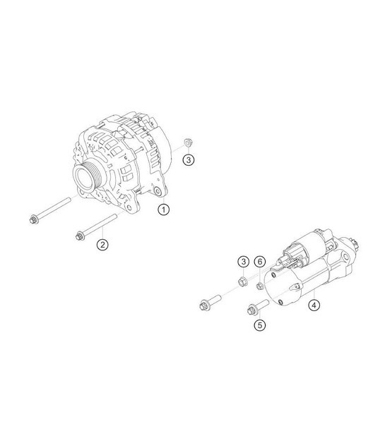 Diagram 9.9-05 Porsche 997 (911) MK1 2005-2008 Electrical equipment