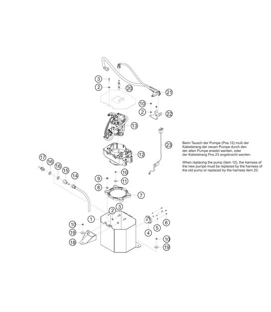 Diagram 2.2-03 Porsche 997 (911) MK1 2005-2008 Fuel System, Exhaust System