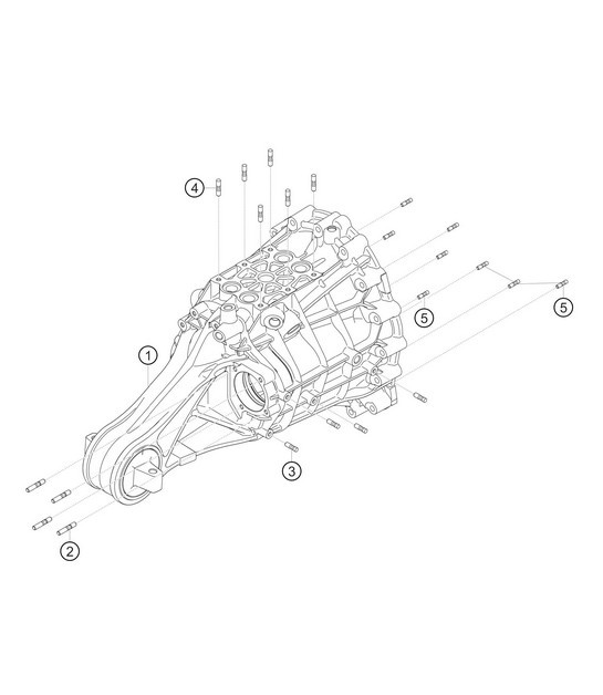 Diagram 3.3-10 Porsche Macan (95B) MK1 (2014-2018) Transmission
