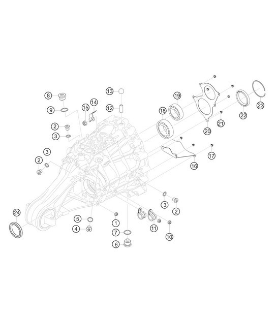 Diagram 3.3-11 Porsche 997 (911) MK1 2005-2008 Transmission