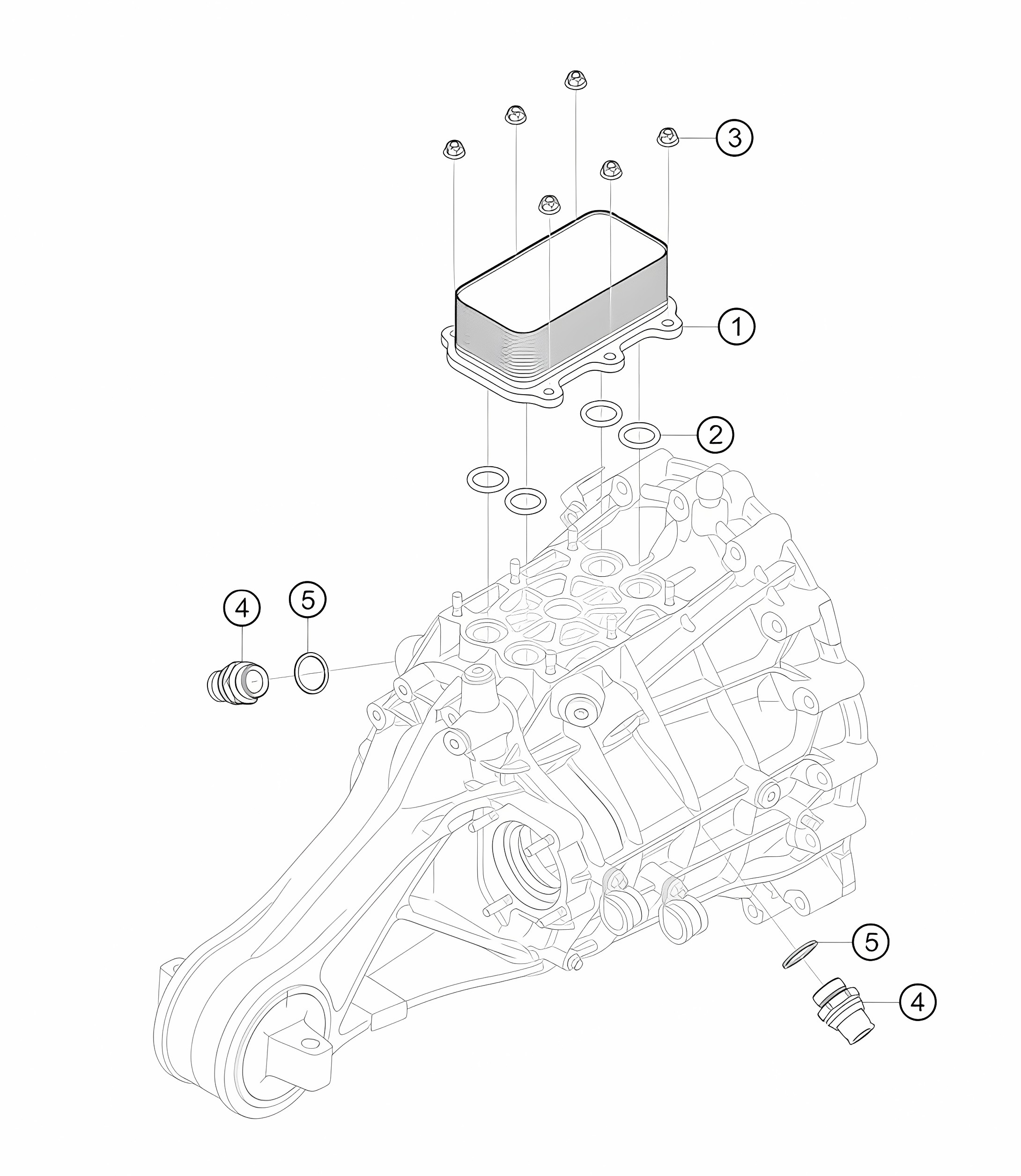 Gearhousing cooling 911 (992) GT3 CUP 2021