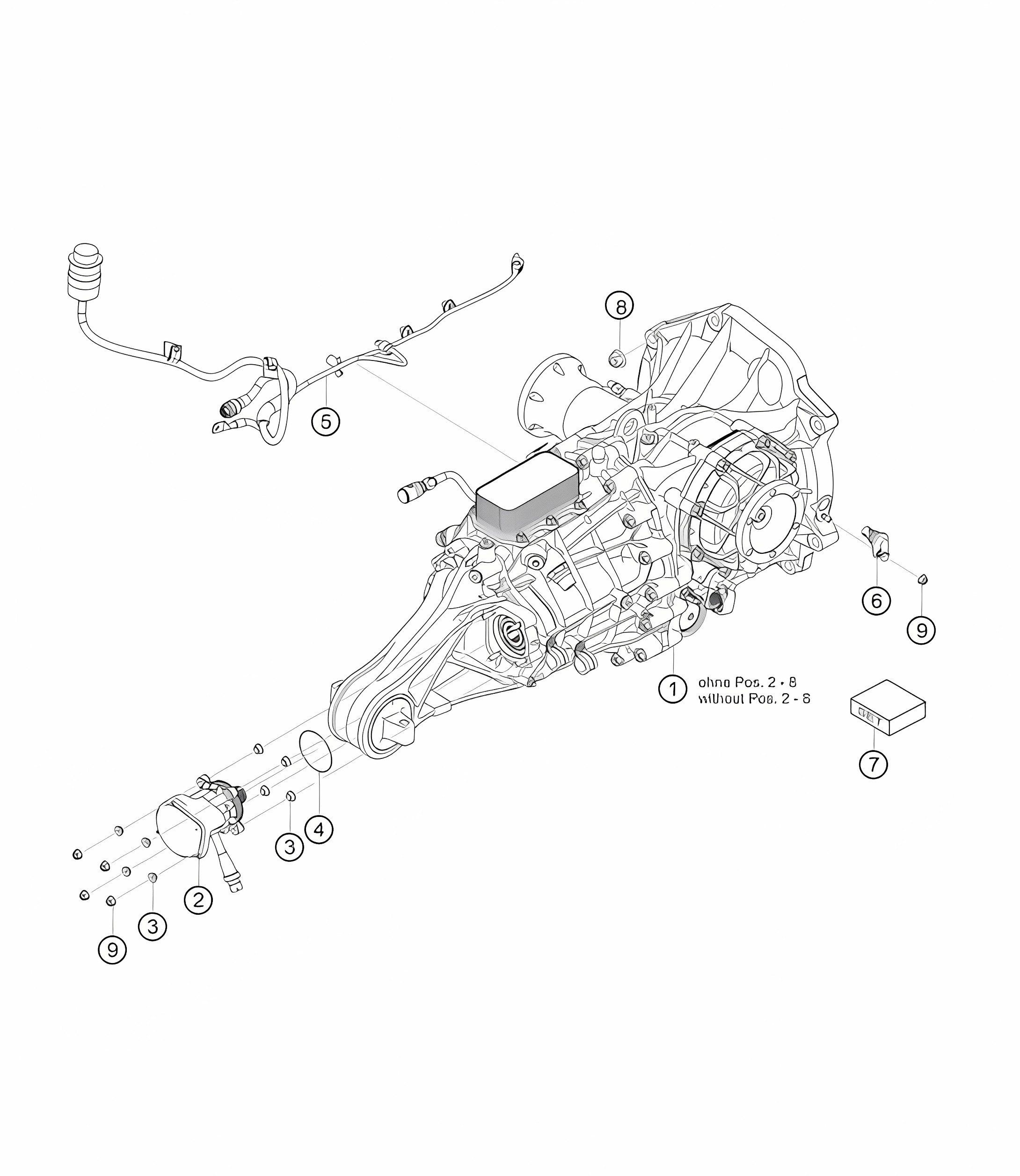 Spare gearbox and shift actuator 911 (992) GT3 CUP 2021