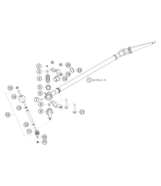 Diagram 4.4-05 Porsche 911 & 912 (1965-1989) Front Axle, Steering 