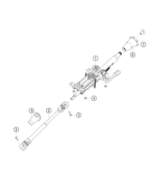 Steering shaft 911 (992) GT3 CUP 2021