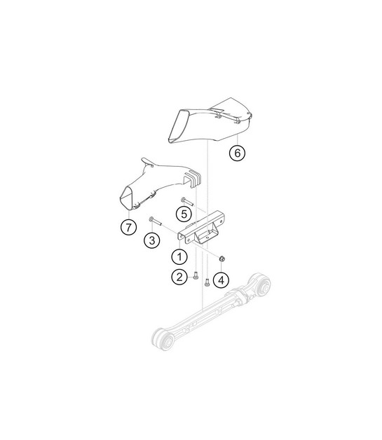Ventilation scoop wishbone 911 (992) GT3 CUP 2021