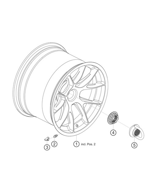 Rims 911 (992) GT3 CUP 2021